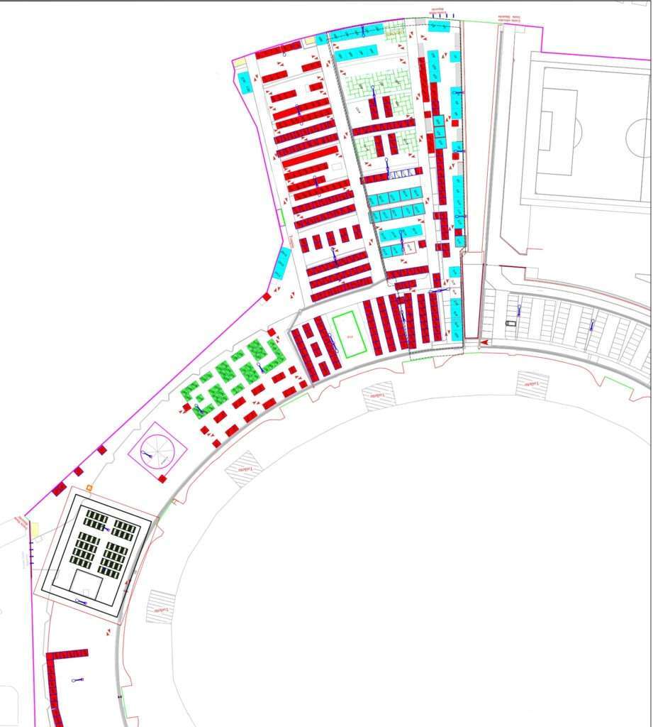 Plan du stade